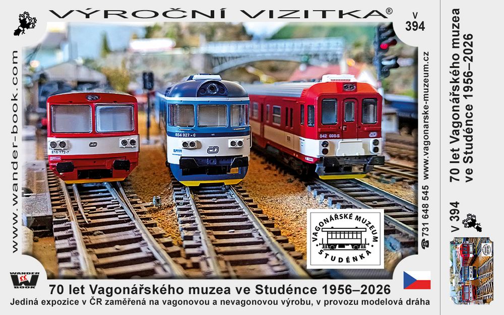 70 let Vagonářského muzea ve Studénce 1956–2026