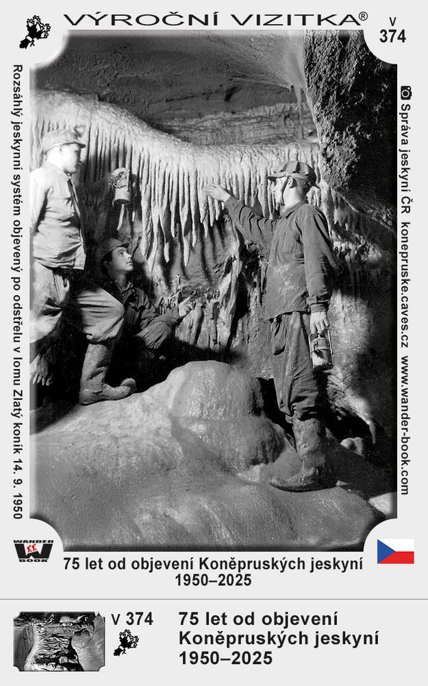 75 let od objevení Koněpruských jeskyní 1950–2025