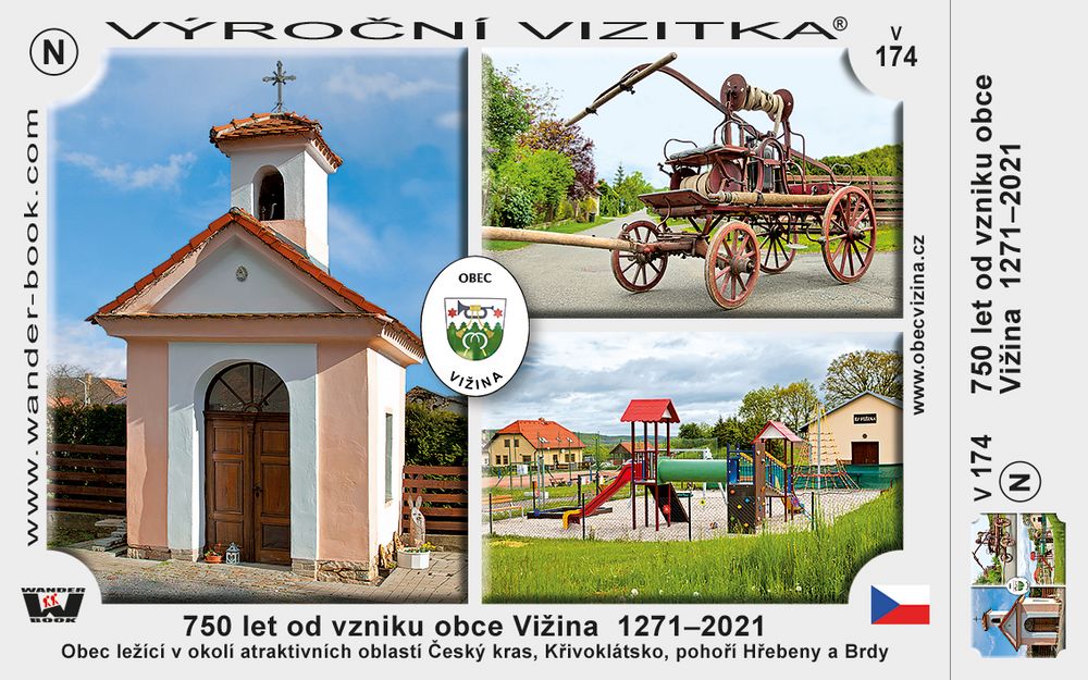750 let od vzniku obce Vižina  1271–2021
