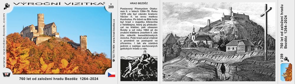 760 let od založení hradu Bezděz  1264–2024