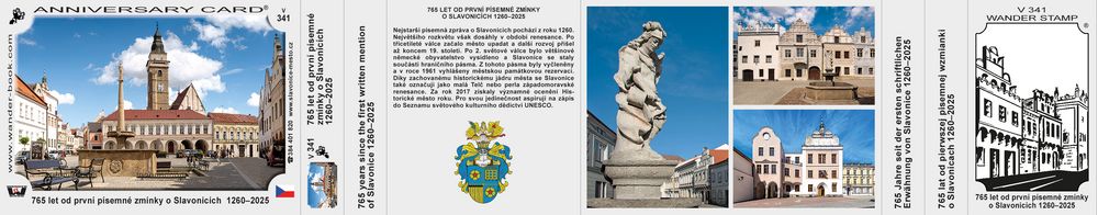 765 let od první písemné zmínky o Slavonicích 1260–2025