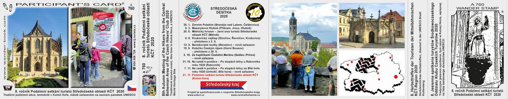 8. ročník Podzimní setkání turistů Středočeské oblasti KČT  2020
