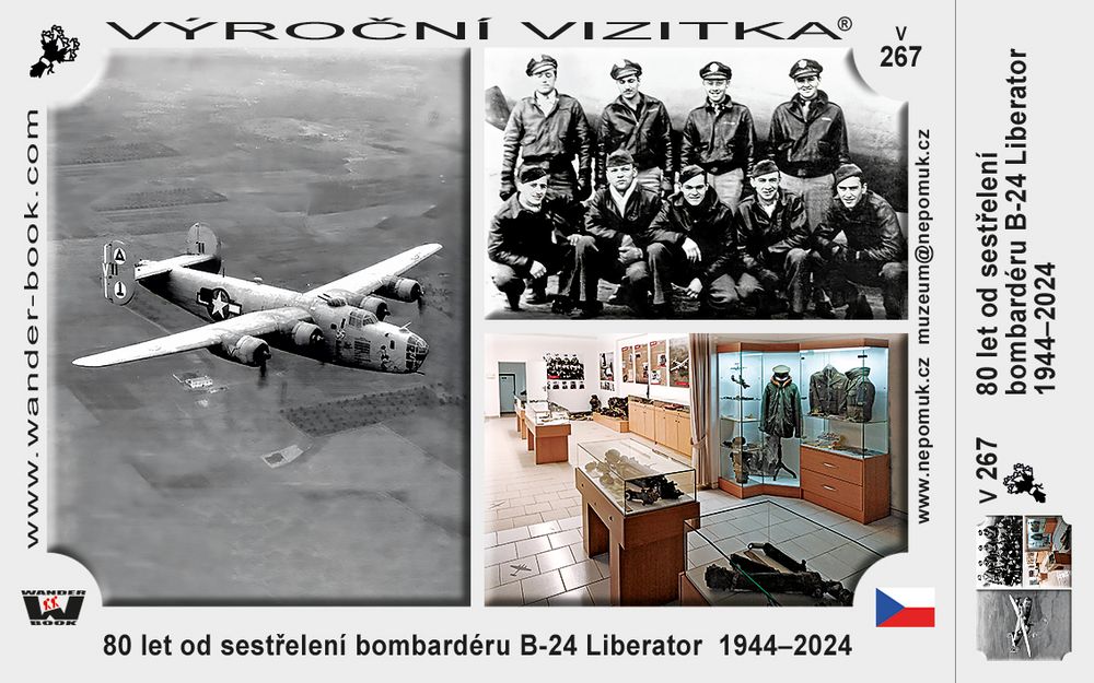 80 let od sestřelení bombardéru B-24 Liberator  1944–2024