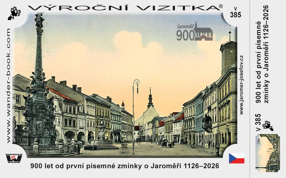 900 let od první písemné zmínky o Jaroměři 1126–2026