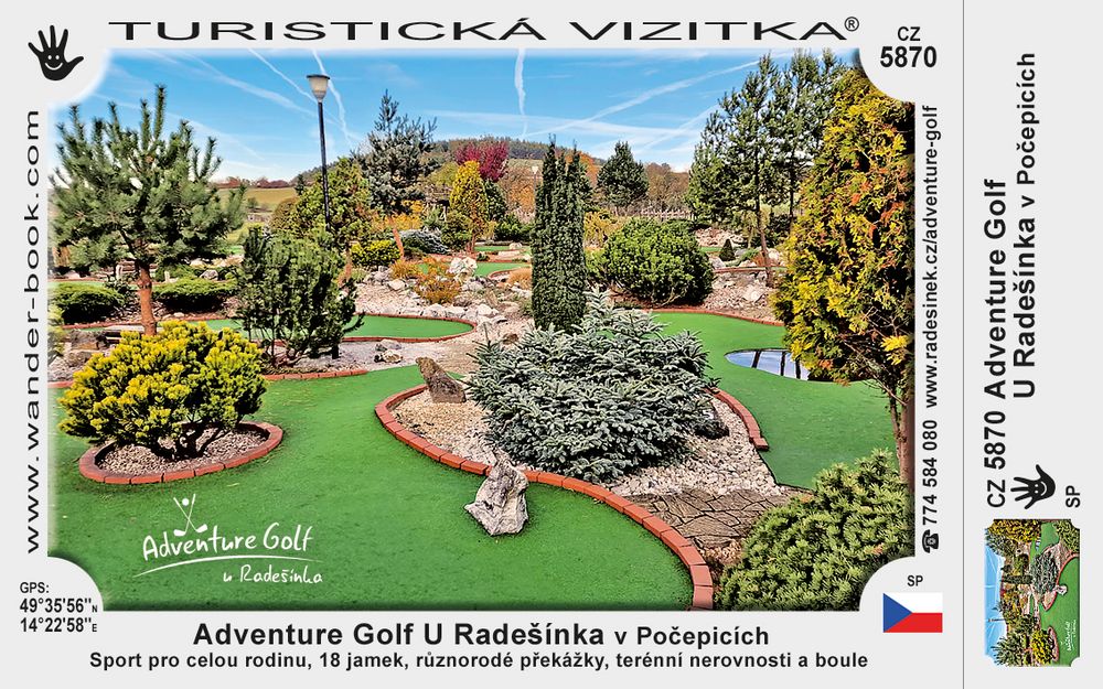 Adventure Golf U Radešínka v Počepicích