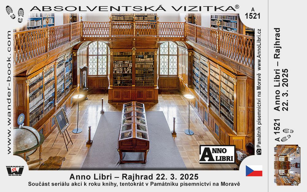 Anno Libri – Rajhrad 22. 3. 2025