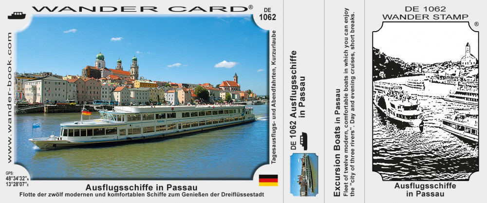 Ausflugsschiffe in Passau