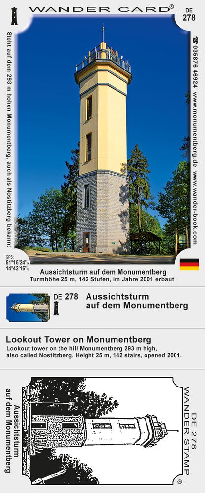 Aussichtsturm auf dem Monumentberg