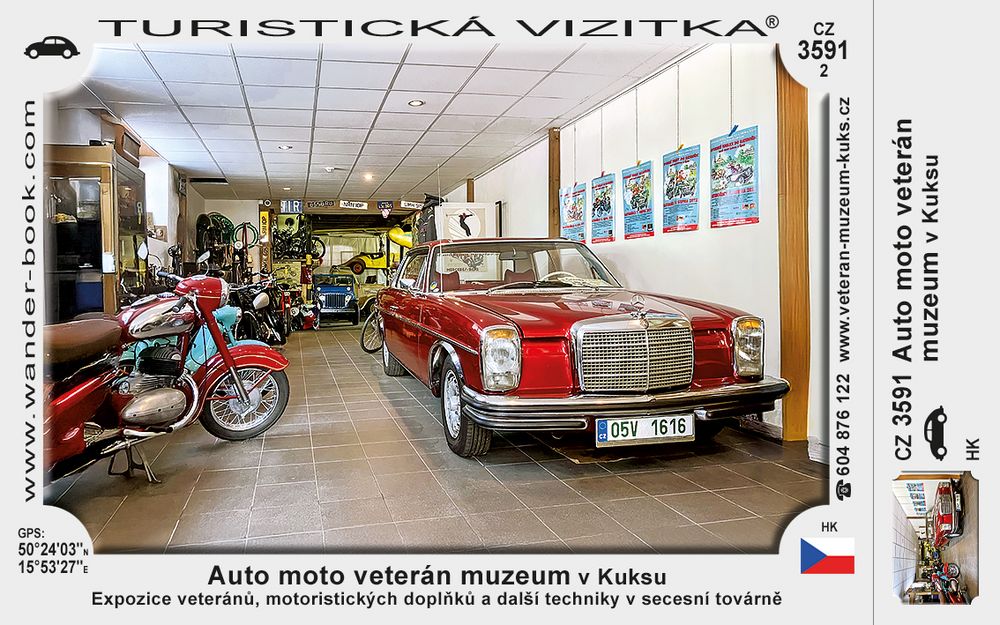 Auto moto veterán muzeum v Kuksu
