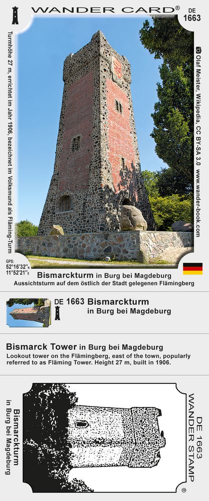 Bismarckturm in Burg bei Magdeburg