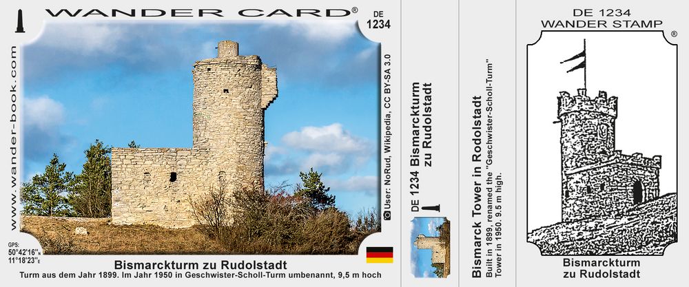 Bismarckturm zu Rudolstadt