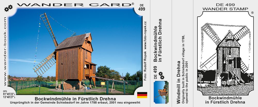 Bockwindmühle in Fürstlich Drehna