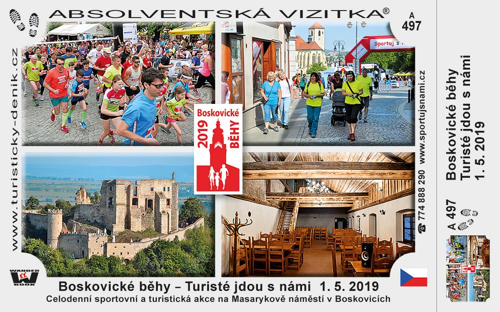 Boskovické běhy – Turisté jdou s námi  1. 5. 2019