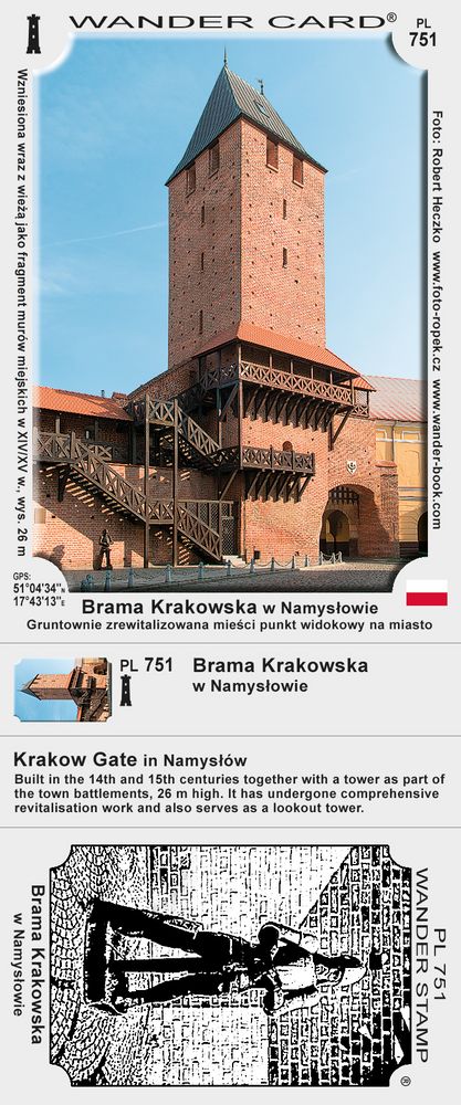 Brama Krakowska w Namysłowie