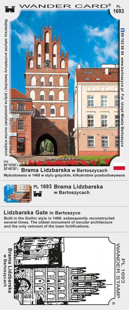 Brama Lidzbarska w Bartoszycach