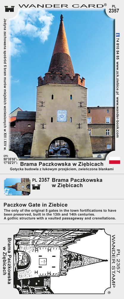 Brama Paczkowska w Ziębicach