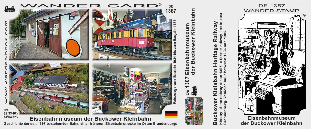 Eisenbahnmuseum der Buckower Kleinbahn