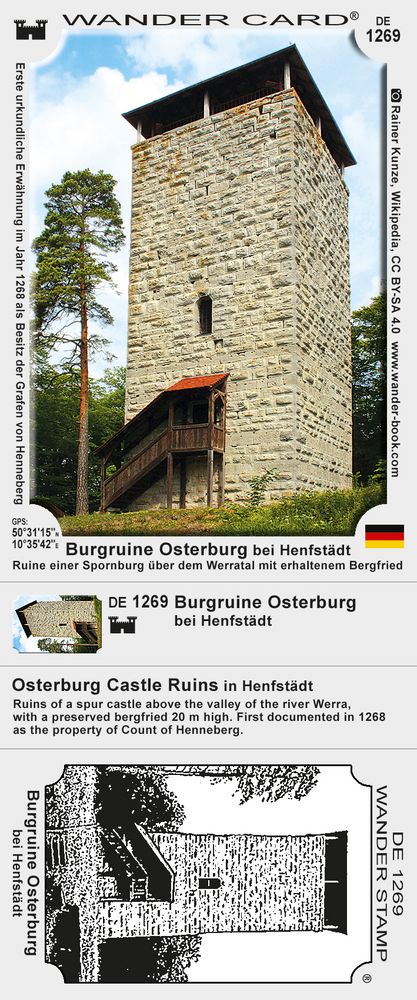 Burgruine Osterburg bei Henfstädt