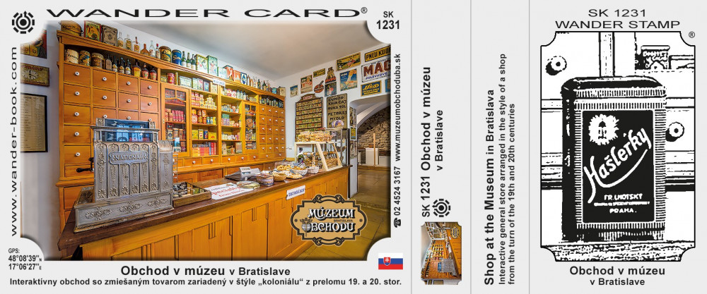 Obchod v múzeu v Bratislave
