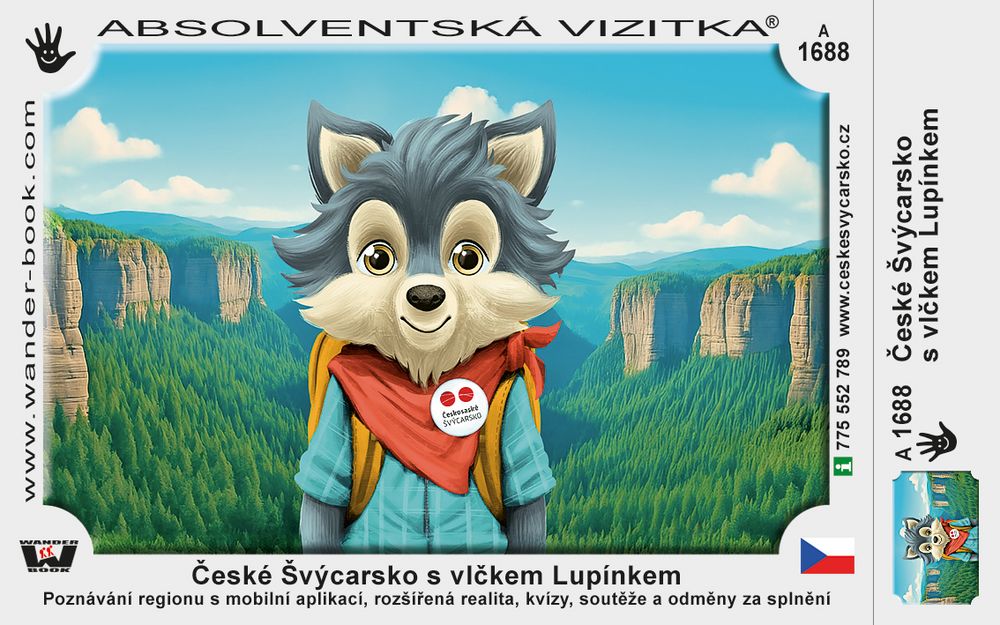 České Švýcarsko s vlčkem Lupínkem