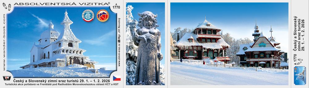 Český a Slovenský zimní sraz turistů 29. 1. – 1. 2. 2026