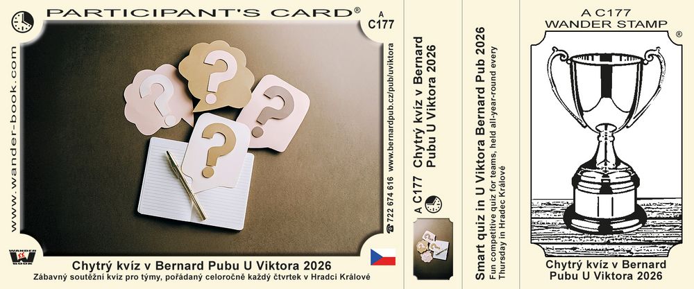 Chytrý kvíz v Bernard Pubu U Viktora 2026