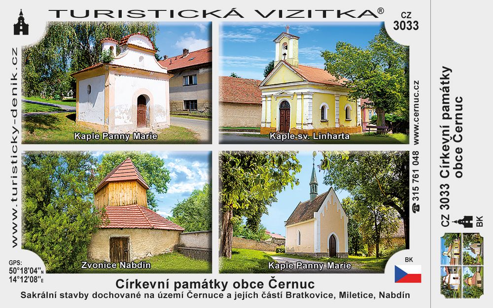 Církevní památky obce Černuc