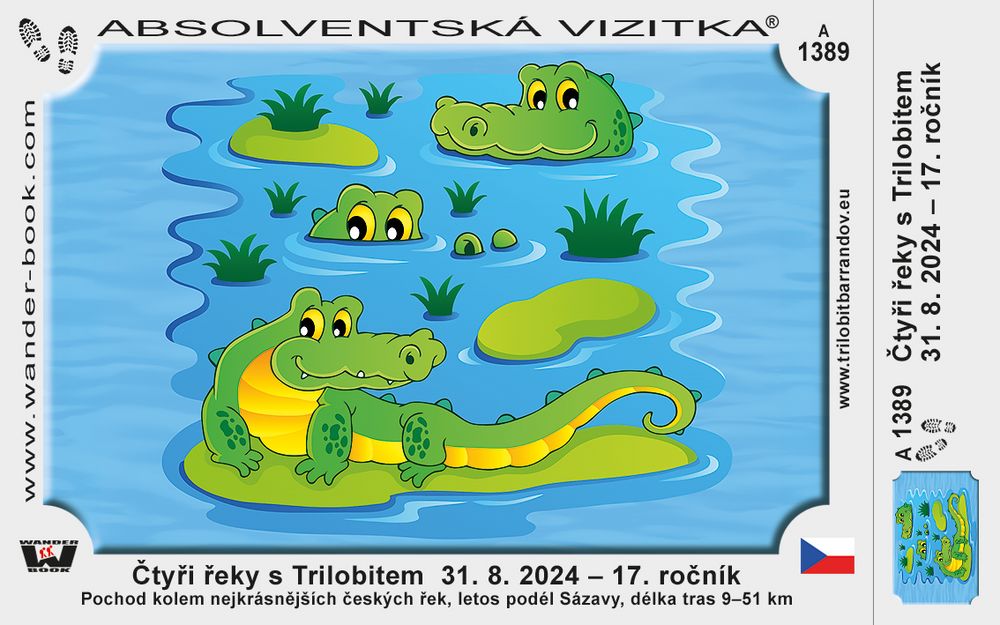 Čtyři řeky s Trilobitem  31. 8. 2024 – 17. ročník