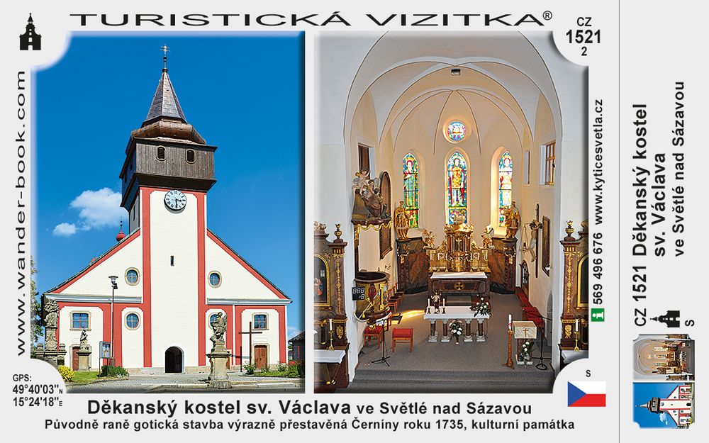 Děkanský kostel sv. Václava ve Světlé nad Sázavou
