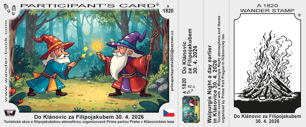 Do Klánovic za Filipojakubem 30. 4. 2026