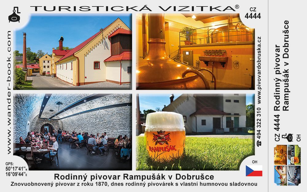 Rodinný pivovar Rampušák v Dobrušce