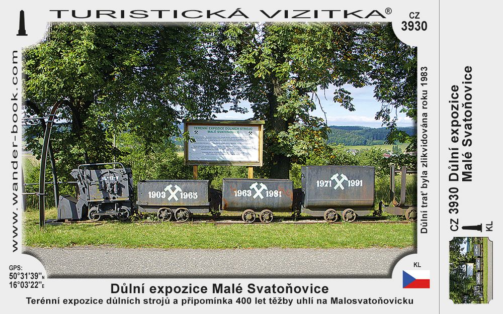 Důlní expozice Malé Svatoňovice
