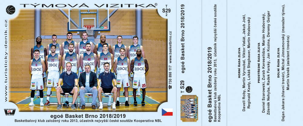 egoé Basket Brno 2018/2019