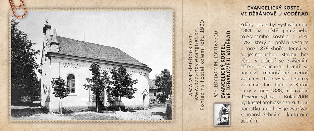 Evangelický kostel ve Džbánově u Voděrad