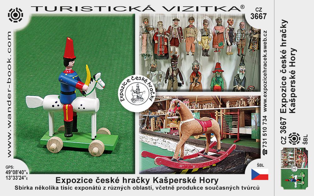 Expozice české hračky Kašperské Hory