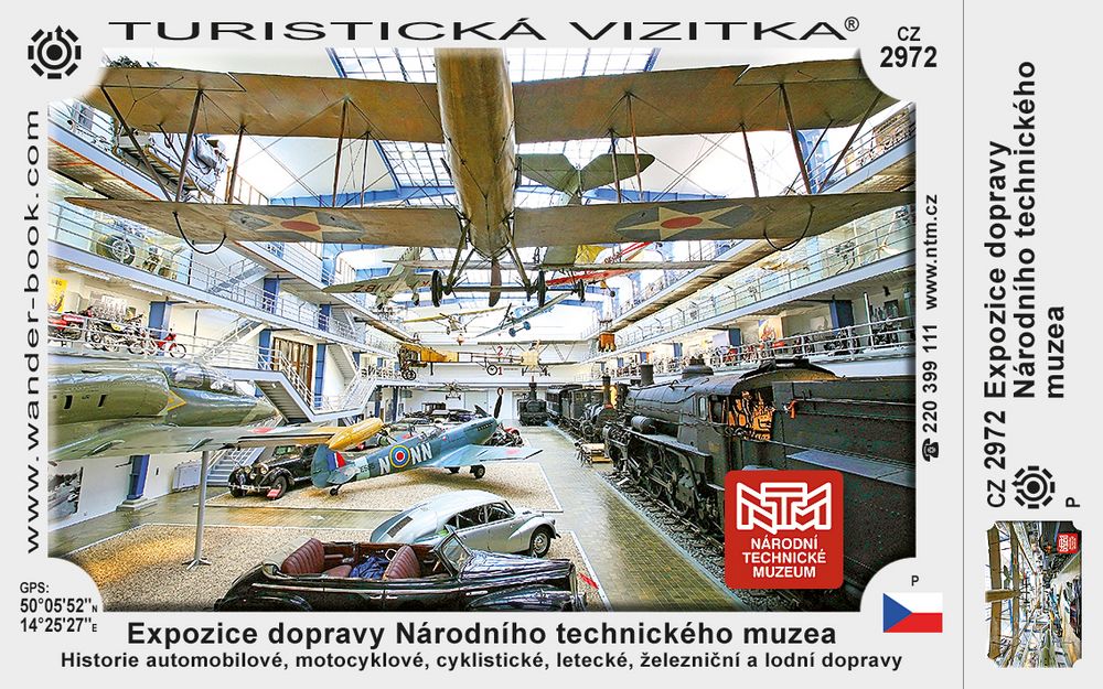 Expozice dopravy Národního technického muzea
