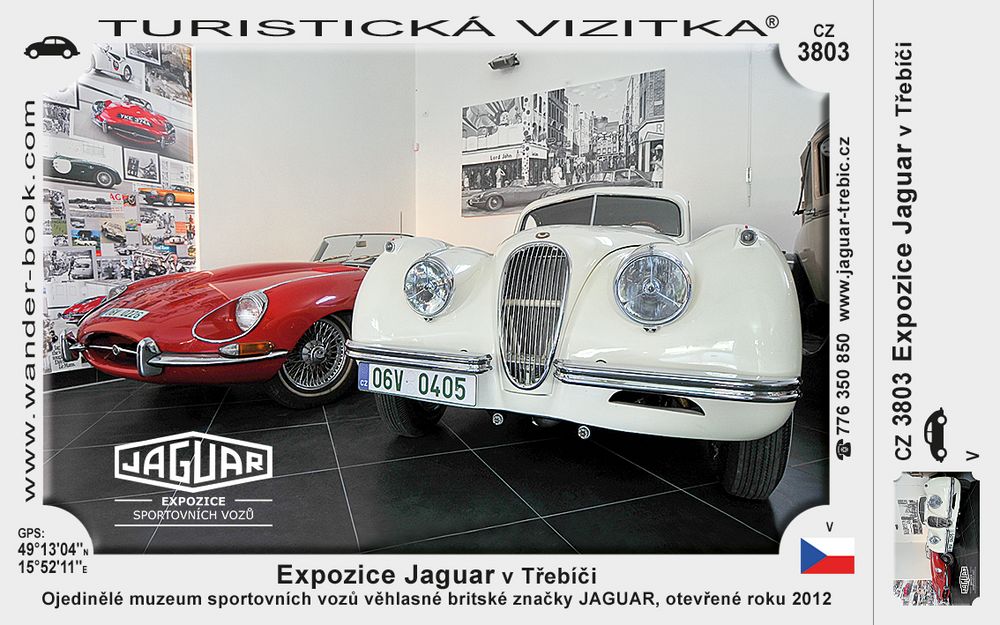 Expozice Jaguar v Třebíči