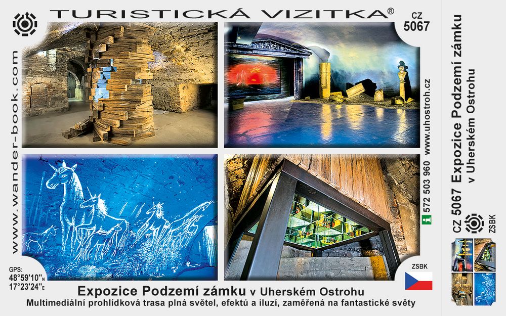 Expozice Podzemí zámku v Uherském Ostrohu