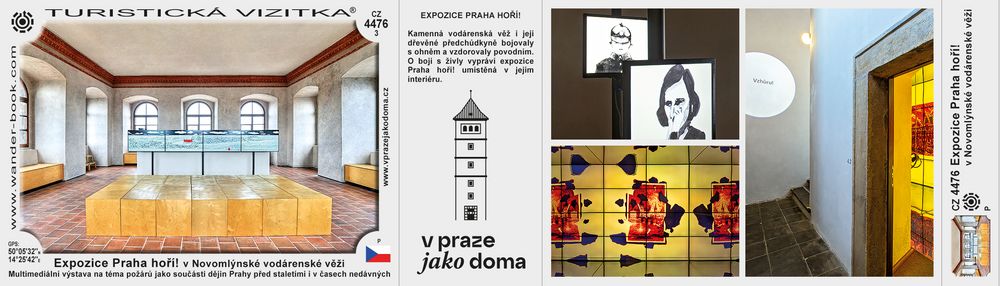 Expozice Praha hoří! v Novomlýnské vodárenské věži