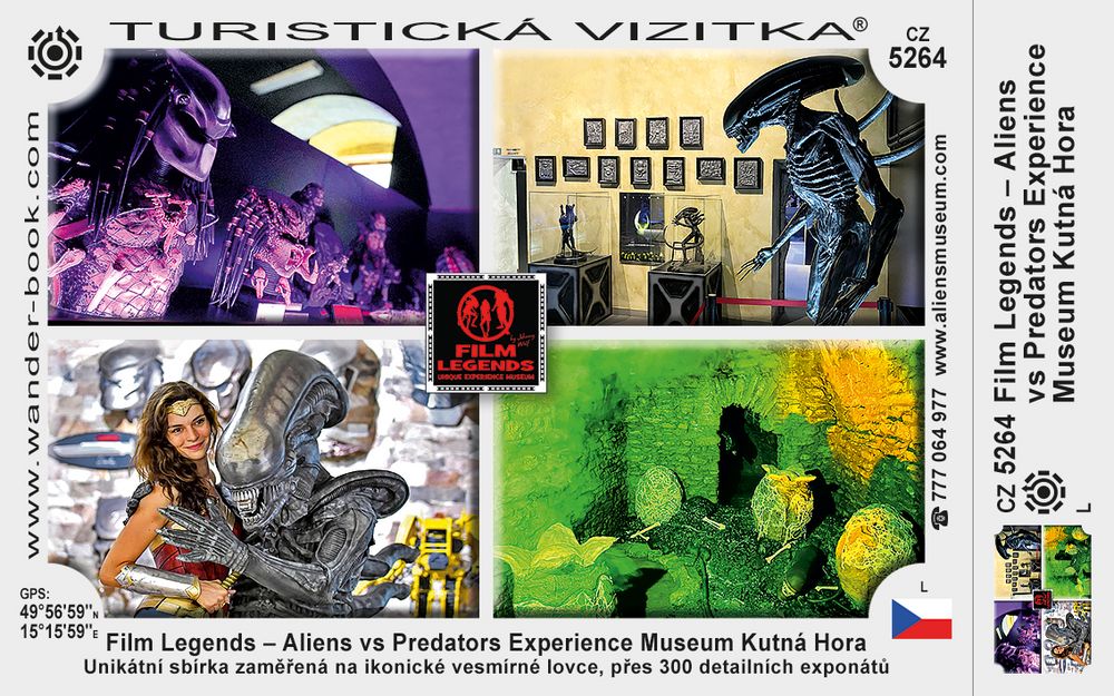 Film Legends – Aliens vs Predators Experience Museum Kutná Hora