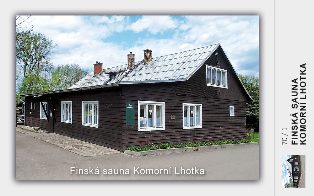 Finská sauna Komorní Lhotka