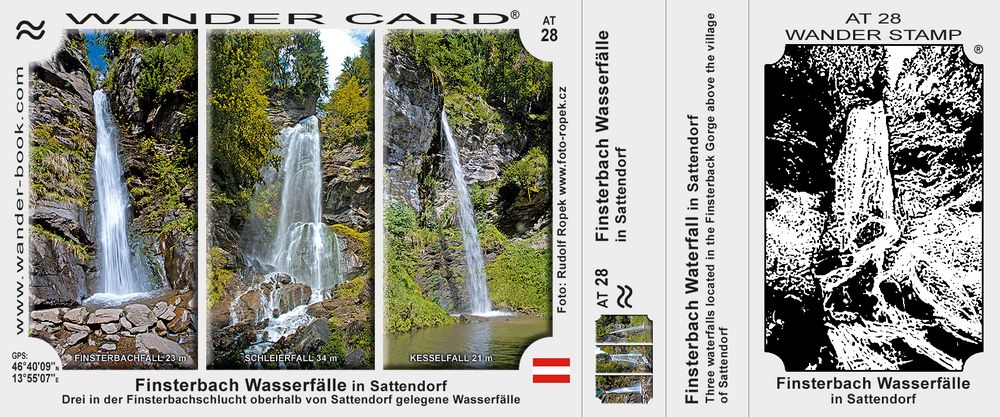 Finsterbach Wasserfälle in Sattendorf
