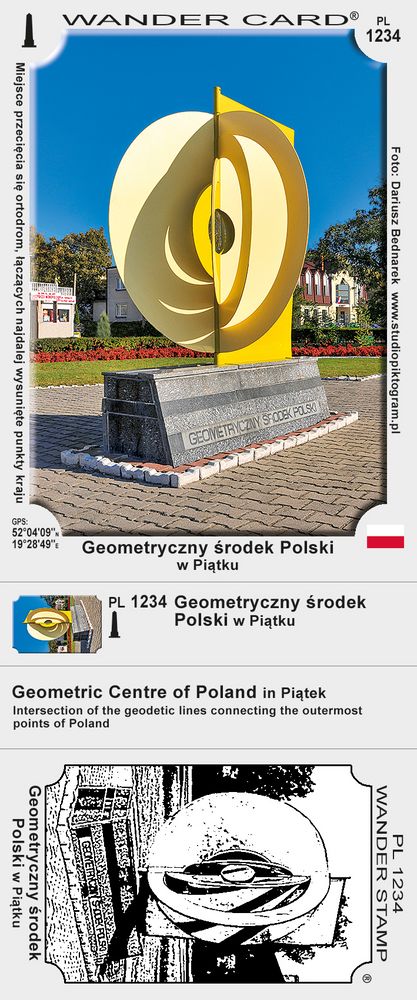 Geometryczny środek Polski w Piątku