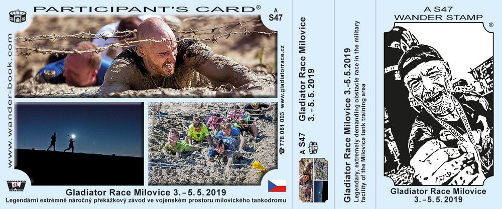 Gladiator race Milovice 3.-5.5. 2019