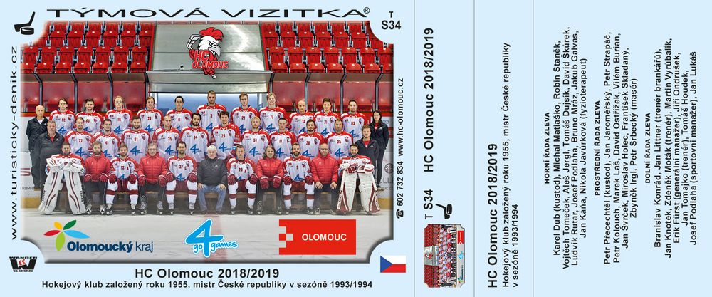 HC Olomouc 2018/2019