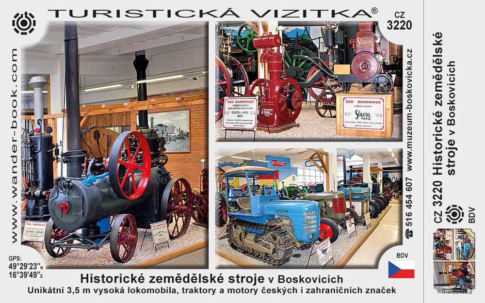 Historické zemědělské stroje v Boskovicích