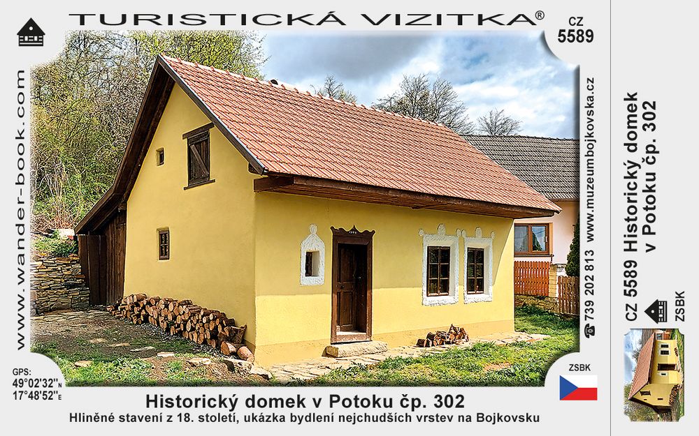 Historický domek v Potoku čp. 302