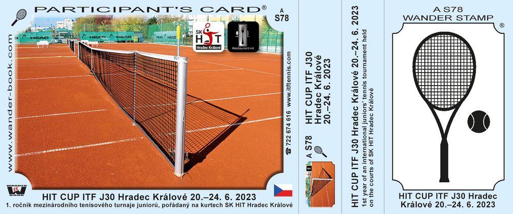HIT CUP ITF J30 Hradec Králové 20.–24. 6. 2023