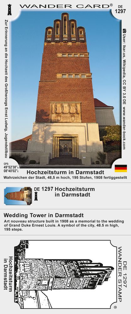 Hochzeitsturm in Darmstadt