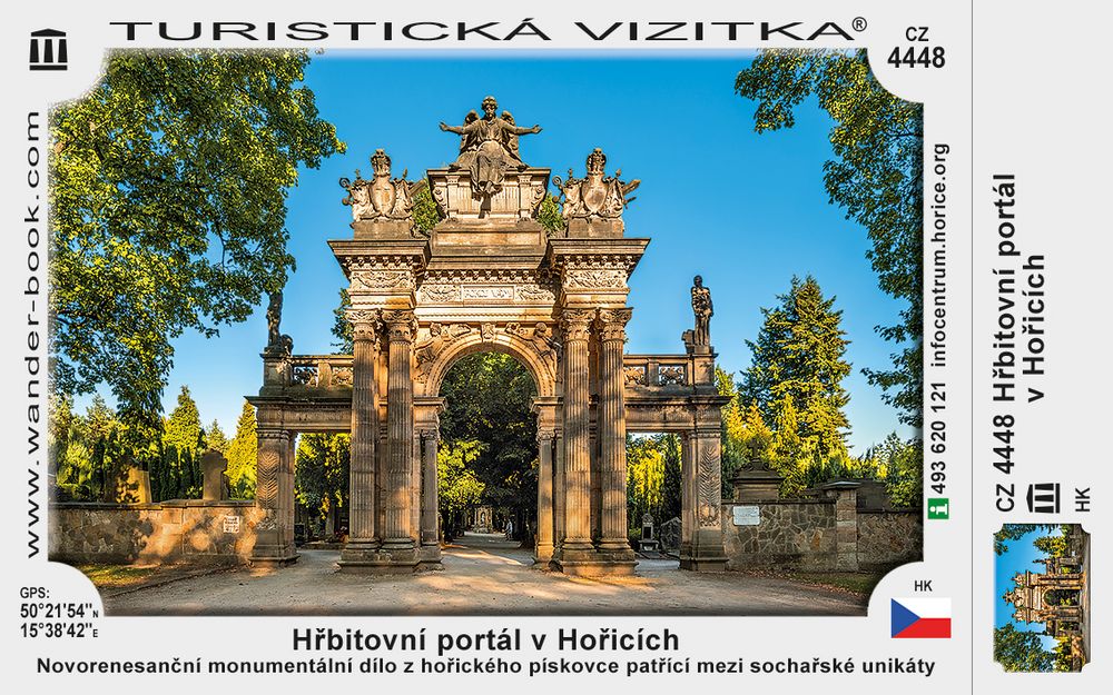 Hřbitovní portál v Hořicích